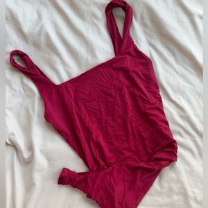 Burgundy Bodysuit